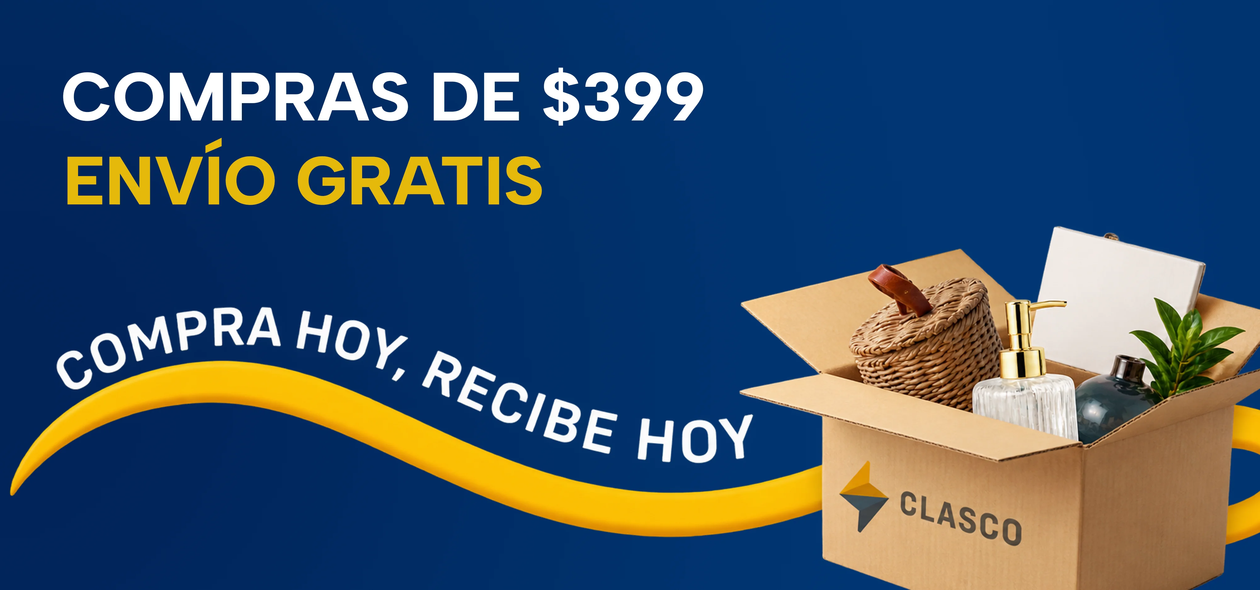 banner envio rapido en clasco